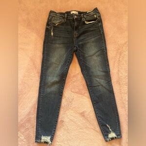 Women's Dark Blue Skinny Jeans